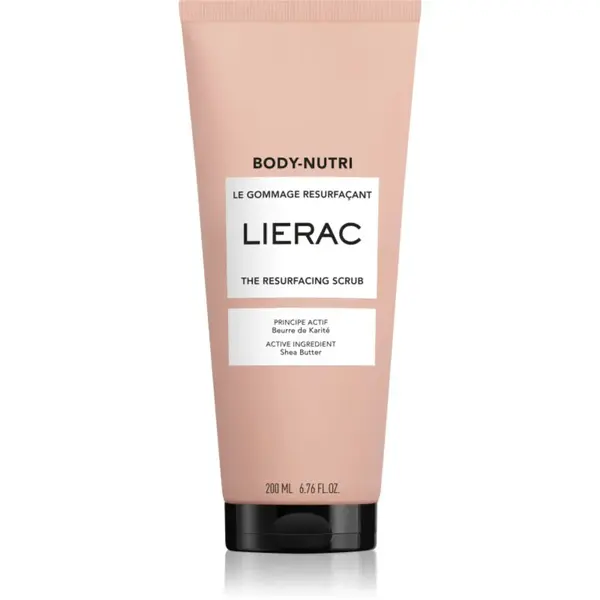 Lierac Body-Nutri The Resurfacing Scrub telový peeling s regeneračným účinkom 200 ml