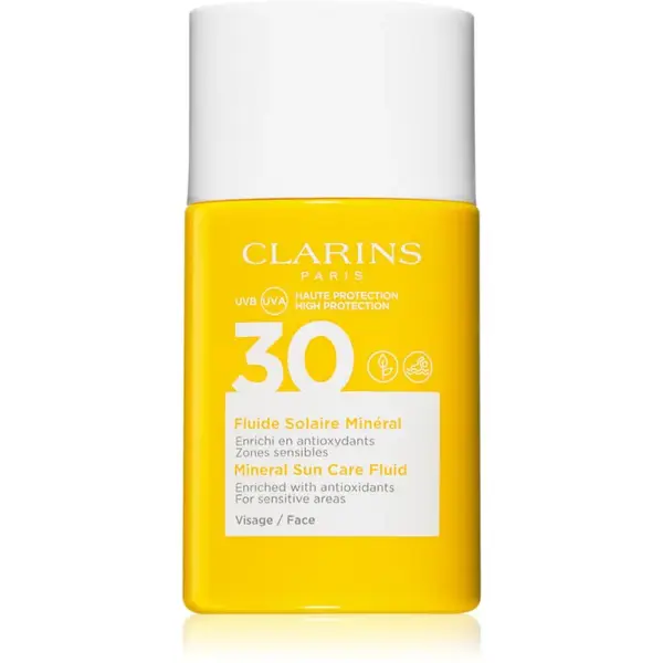 Clarins Mineral Sun Care Fluid minerálny opaľovací fluid na tvár SPF 30 30 ml