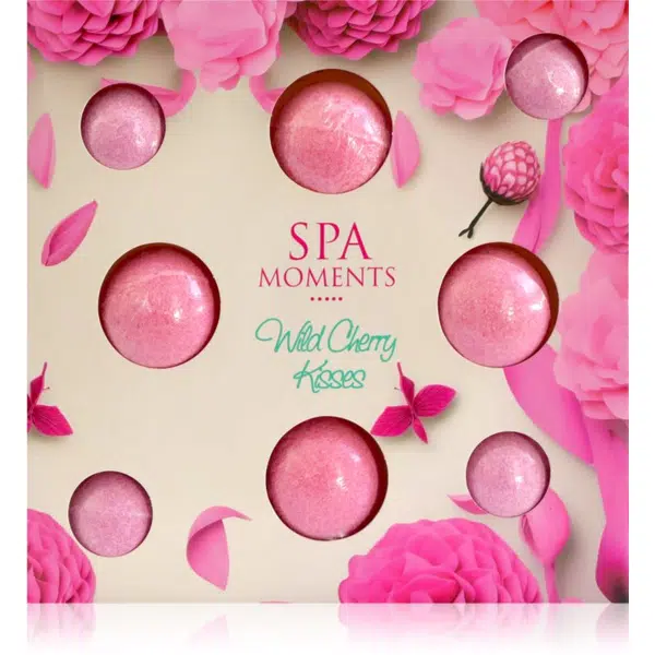 Spa Moments Wild Cherry Kisses šumivé gule do kúpeľa