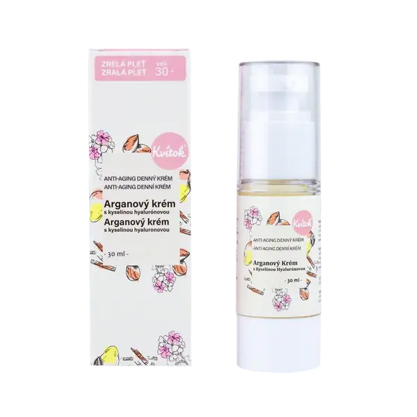 KVITOK Arganový Krém pre Zrelú Pleť (vek 30+) Denný 30 ml