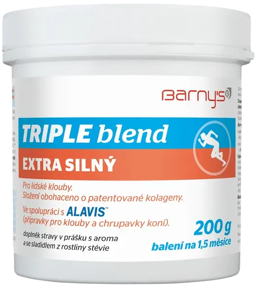 BARNY'S TRIPLE blend EXTRA SILNÝ s arómou a sladidlom 200 g