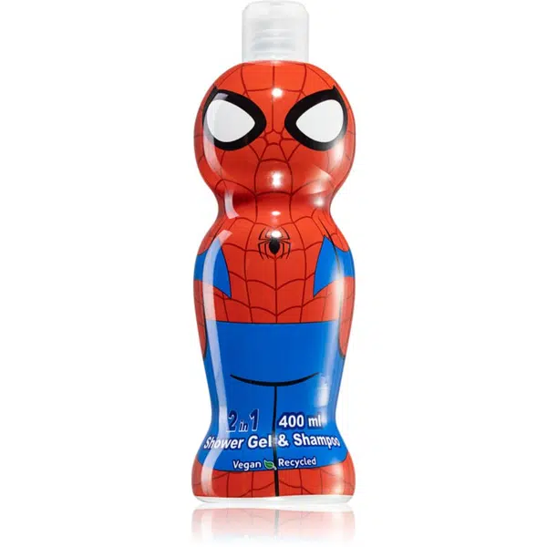 Marvel Spiderman sprchový gél a šampón 2 v 1 400 ml