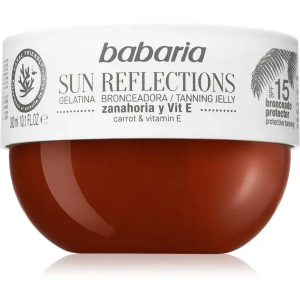 Babaria Tanning Jelly Sun Reflections ochranný gél SPF 15 300 ml
