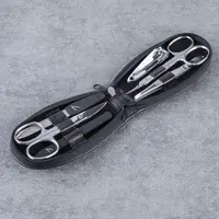 Manikúra stredná sada vajíčko čierna