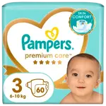 PAMPERS Premium Care S3, 6-10 kg 60 ks