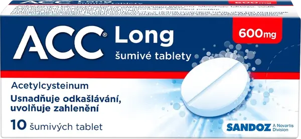 ACC ® LONG 600 mg 10 šumivých tablet