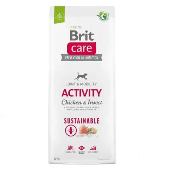 Brit Care Dog Sustainable Activity Chicken & Insect 12 kg | Granule pro psy