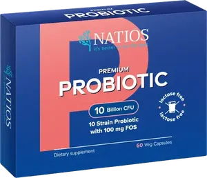 NATIOS Premium Probiotic 10 Billion CFU 60 kapslí