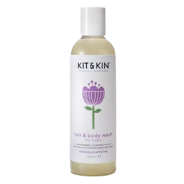 KIT & KIN Vlasový a tělový šampón 250 ml