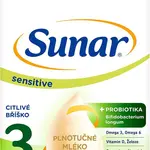 SUNAR Sensitive 3 batolecí mléko, 500 g
