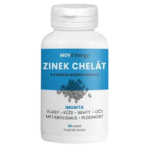 MOVIT ENERGY Zinek Chelát 15 mg 90 tablet
