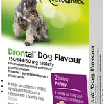 DRONTAL Dog Flavour 150/144/50 mg tablety 2 tablet