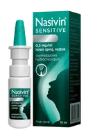 NASIVIN ® Sensitive 0,5 mg/ml nosní sprej, roztok 10 ml