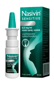 NASIVIN ® Sensitive 0,5 mg/ml nosní sprej, roztok 10 ml