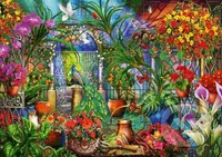 Tropical Green House - Ciro Marchetti - puzzle z kategorie Umělecké