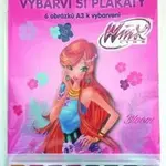 Winx Club fashion: Vybarvi si plakát (S barvami + štětcem) - kniha z kategorie Omalovánky