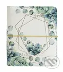 Diář: Sukulenty kroužkový S  s vyměnitelným kalendáriem