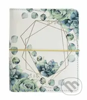 Diář: Sukulenty kroužkový S  s vyměnitelným kalendáriem