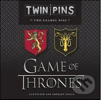 Game of Thrones: Twin Pin (Lannister and Greyjoy Sigils: Two Enamel Pins)