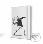 Banksy notebook kyticový útočník 15x21cm