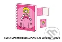 Super Mario Blok krúžkový A5 - Princezná Peach
