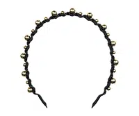Čelenka do vlasů Invisibobble Hairhalo Black Time To Shine You Are A Star - černá + dárek zdarma