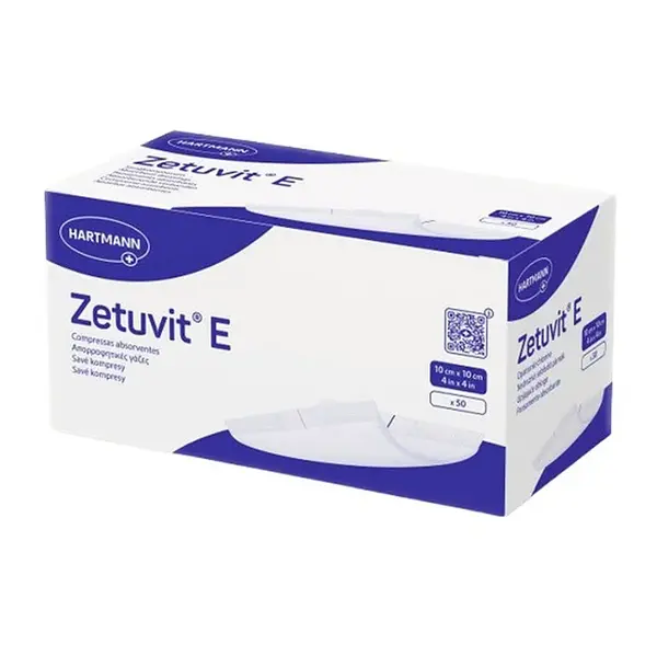 HARTMANN Zetuvit E savé kompresy 10x10cm 50 kusů