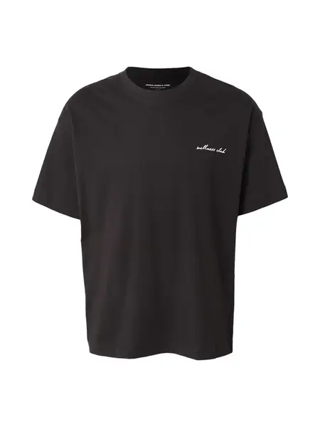 JACK & JONES Tričko 'JCOEterna'  vodová / čierna / biela