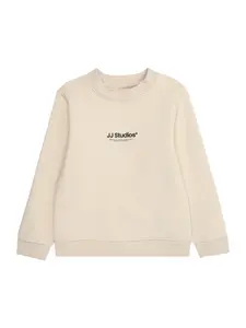 Jack & Jones Junior Mikina 'JJESOHO'  béžová / čierna