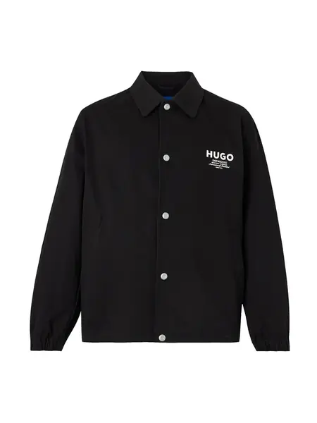 HUGO Prechodná bunda 'Biyo2631'  čierna / biela