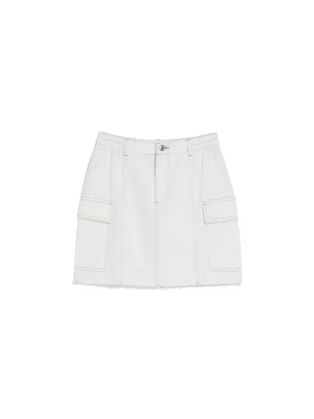 Bershka Sukňa  biela