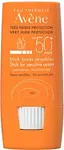 Avène Ochranná tyčinka na citlivá místa SPF 50+ Sun (Stick for Sensitive Areas) 8 g