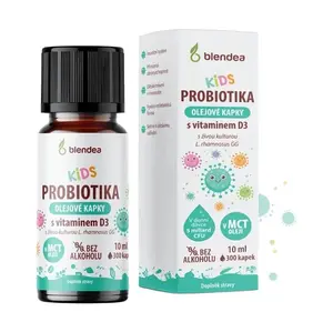 BLENDEA Kvapky kids probiotiká pre deti s vitamínom D3 10 ml