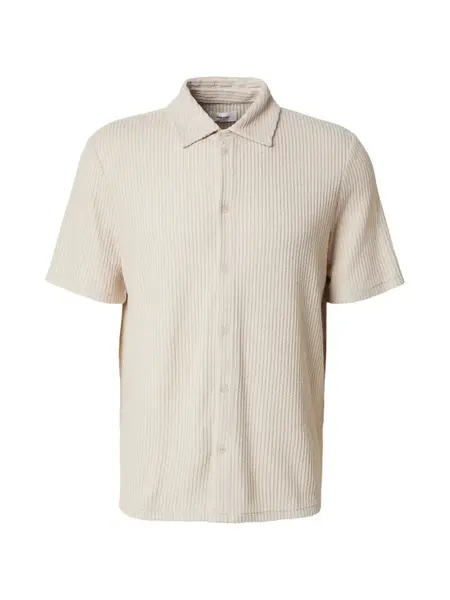 DAN FOX APPAREL Košeľa 'Albert'  béžová