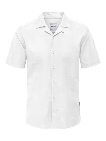 Only & Sons Košeľa 'Cantley'  biela