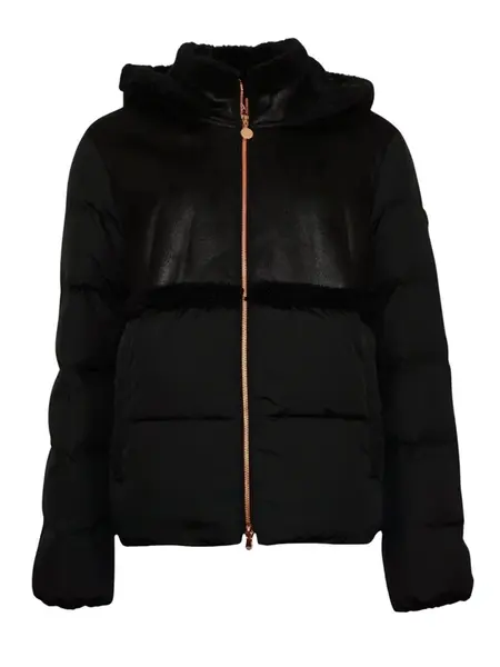 EA7 Emporio Armani Zimná bunda  čierna