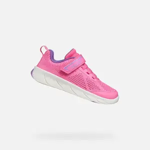 Růžové dívčí tenisky Geox Foot-Run