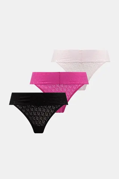 Calvin Klein Underwear nohavičky dámske čipkované 3-pak