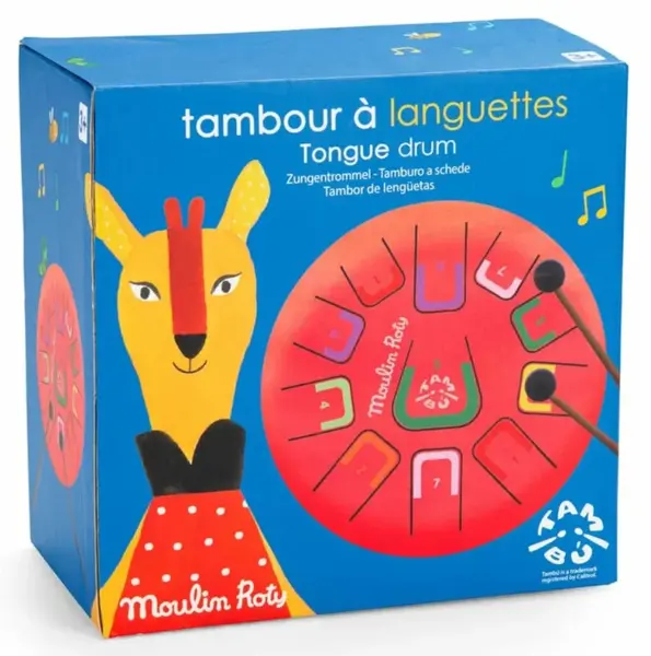 Kovový bubínek Tongue drum