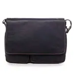 Pánská kožená taška tmavě hnědá - Greenwood Cheat