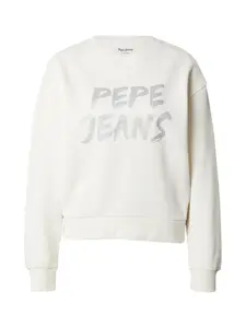 Pepe Jeans Mikina  čadičová / biela