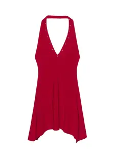 Pull&Bear Letné šaty  červená