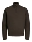 Jack & Jones Premium Sveter 'JPRBLAMILANO'  tmavohnedá