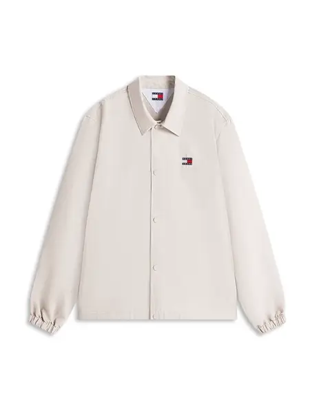 Tommy Jeans Prechodná bunda  sivobéžová