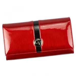 Dámská kožená peněženka červená - Cavaldi Franci