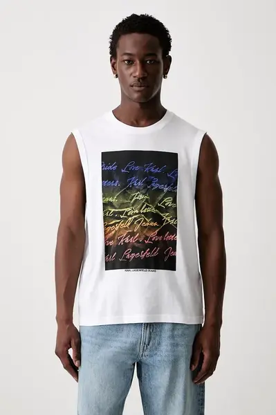 Karl Lagerfeld Jeans  top pánský bavlněný