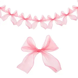 1Pc Polyester Bowknot Hanging Banners