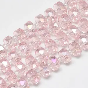 Electroplate Glass Beads Strands