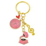 Alloy Enamel Disc & Gramophone & Musical Note Pendant Decorations