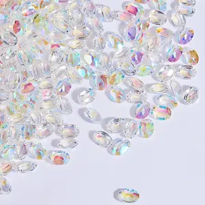 Pointed Back Resin Rhinestone Cabochons